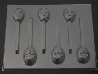 577sp 13th of Friday Villain Chocolate or Hard Candy Lollipop Mold